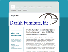 Tablet Screenshot of danishfurniturestore.com